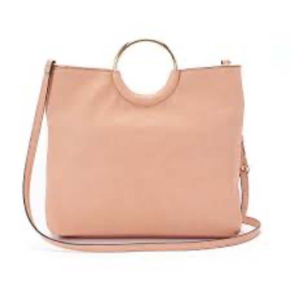 2/$30 Lc Lauren Conrad neutral pink elegant faux Leather Women's Bag  crossbody